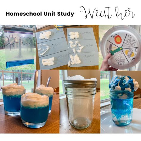 Science Unit Study - Weather - Simply Learning Together Weather Project Based Learning, Weather Unit Study Homeschool, Weather Unit 3rd Grade, Weather 1st Grade, Weather Stem Activities, Weather Kindergarten, Weather Unit Study, Homeschool Units, Science Unit Studies