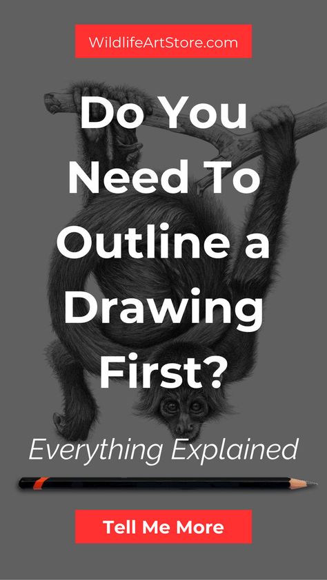 Do Artists Need to Outline Drawings? Where to Start first Painting Outlines, Sketching Skills, Contour Drawings, Sketch Outline, Improve Your Drawing Skills, Drawing Basics, Charcoal Artwork, Improve Drawings, Tracing Art