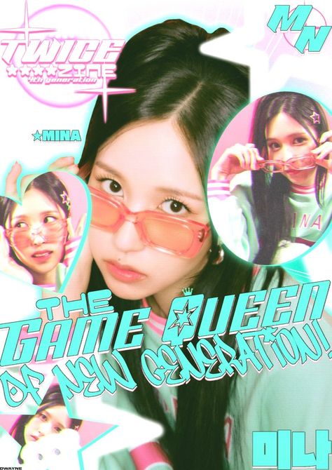 Kpop Poster Edit, Poster Edit, 잡지 레이아웃, Y2k Posters, Pop Posters, 사진 촬영 포즈, Edit Kpop, Twice Mina, Kpop Posters