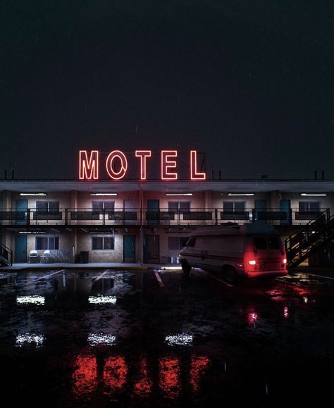 Abandoned Motel Aesthetic, 80s Motel Aesthetic, Cheap Motel Aesthetic, First Lie Wins Aesthetic, The Housemaids Secret Book Aesthetic, Old Motel Aesthetic, The Housemaids Secret, Motel Aesthetics Night, Creepy Hotel Aesthetic