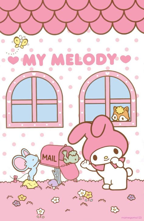 헬로키티 배경화면, My Melody Wallpaper, Charmmy Kitty, Hello Kitty Images, Melody Hello Kitty, Karakter Disney, Hello Kitty Art, Flamingo Party, Sanrio Wallpaper