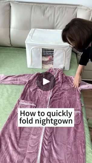 Folding Hacks, How To Fold, Folding Clothes, Storage Hacks, Home Maintenance, Night Gown, Home Organization, Audio, The Originals