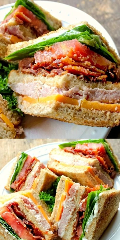 Cold Sandwich Recipes, Husband Lunch, Club Sandwich Recipes, Sandwhich Recipes, Best Sandwich Recipes, Dinner Sandwiches, Cold Lunches, Simple Sandwiches, Sandwiches For Lunch