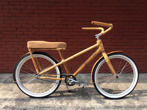 Light but strong like steel. They are eco-friendly bamboo bicycles, a project… Bamboo Bicycle, Wooden Bicycle, Material Board, Bicycle Design, Bike Shop, The Philippines, Philippines, Bicycle, Eco Friendly