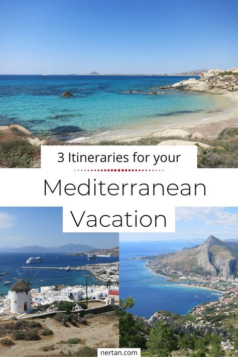 From all the summer trips we did around the Mediterranean Sea there were three that really stood out in a positive way. They are all easy to reach but have that little twist in leaving the obvious routes for unique places and experiences.  So get ready for your next Mediterranean Vacation with one of these highly recommend 2 Week Itineraries.   #mediterranean #vacation  mediterranean vacation | mediterranean vacation destinations | mediterranean vacation itinerary | best mediterranean vacations Mediterranean Trip Itinerary, Best Mediterranean Cruises, Mediterranean Itinerary, Mediterranean Vacation, Travel Consultant, Mediterranean Travel, Mediterranean Summer, Vacation Itinerary, Argentina Travel