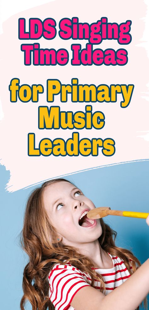 20  Low-Prep Primary Singing Time Ideas via @clarkscondensed Fall Singing Time Ideas, Primary Singing Time Activities, Primary Music Time Ideas, Singing Time Games, Lds Singing Time Ideas, Lds Primary Singing Time Ideas, Singing Time Games Primary, Singing Time Ideas Primary, Easy Primary Singing Time Ideas