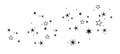 Kaomoji Sparkles, Sprinkle Tattoo, Kaomoji Tattoo, Confetti Tattoo, Stars Header, Star Header, Flower Sprinkles, I Have Two Sides, Small Star Tattoos