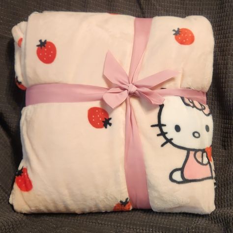 New With Tags Sanrio Hello Kitty Pink Strawberry Plush Throw Blanket! (Twin Xl Size) - New With Tags - 60" X 96" (152cm X 244cm) - 100% Polyester - Item In Pics Is The Exact One That Is For Sale - Comes From A Smoke And Pet Free Home - Feel Free To Ask Questions :) - Use Code "Vanilla_creme" When Signing Up For A New Poshmark Account To Save $15 Off Your First Poshmark Purchase! Thank You For Browsing And Happy Shopping!