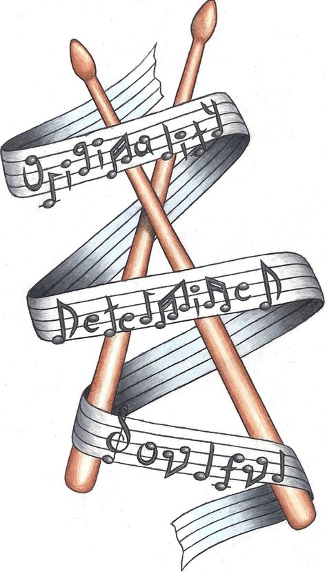 drumstick tattoo Drumstick Tattoo Ideas, Drumstick Drawing, Drummer Tattoo Ideas, Drumstick Tattoo, Drum Stick Tattoo, Drummer Tattoo, Drum Drawing, Drummer Art, Drum Lessons For Kids