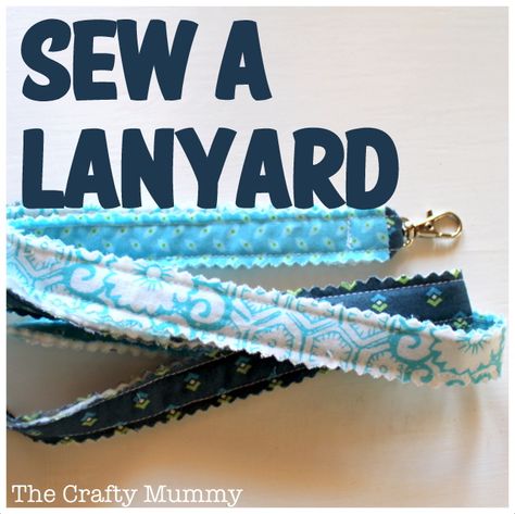 Want your name tag to stand out from the crowd? Sew a personalised lanyard strap to hang your badge - or keys, camera or even your phone! Badges Diy, Diy Lanyard, Personalised Badges, Fabric Lanyard, Relay For Life, Seat Belt Cover, Tag Team, Name Badges, Sewing Gifts