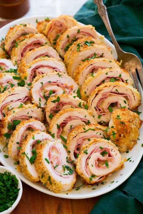 Cordon Bleu Chicken, Cordon Bleu Recipe, Cream Cheese Roll Up, Chicken Cordon Bleu Recipe, Cordon Bleu Casserole, Black Forest Ham, Chicken Cordon Bleu Casserole, Cream Cheese Rolls, Classic French Dishes