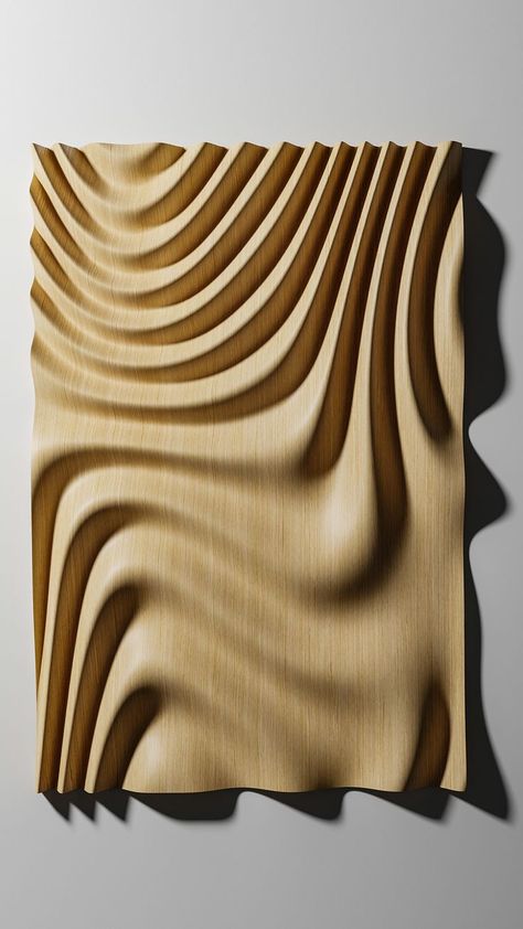 3D model of wall art decor, in a modern style, . You can use the STL file with CNC router or 3D printer to create this 3d wall panel. Visit my store for more designs or message me for custom. #interiors, #decor, #walldecor, #decoratingideas Wooden Wall Art Sculptures & Statues, 3d Carving Design, 3d Cnc Wood Carving, Wood Cnc Design, Cnc Carving Design, Cnc Wood Design, Cnc Sculpture, 3d Wood Art, Abstract Wood Carving