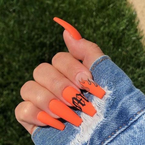 Bright Summer Acrylic Nails, Drip Nails, Spring Nail Art, Summer Acrylic Nails, Uñas Acrilicas, Trim Nails, Fire Nails, Coffin Nails Designs, Pretty Acrylic Nails