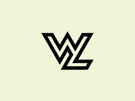 Wl Logo, Unique Monogram, Monogram Logo Design, Letter W, Letter Logo Design, Apa Aja, Bags Logo, Logo Mark, Initial Letter