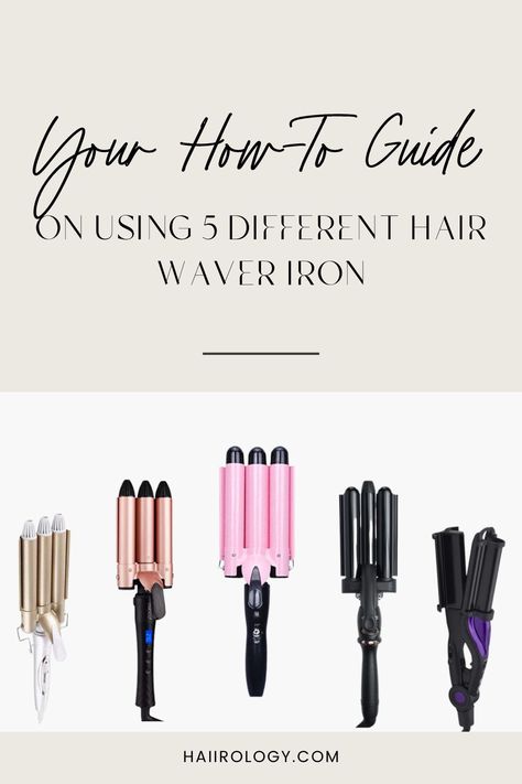 Best Wave Hair Tool, Best Hair Waver Iron, Waver Iron Hairstyles Long Hair, Three Prong Iron Waves, Best Hair Tools For Waves, How To Do Beach Waves On Short Hair, Wavy Hair Curling Iron Beach Waves, Hair Waver Styles Medium, How To Use Hair Waver