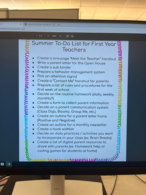 Teacher Skills List, Elementary Teacher Activities, Beginning Teacher, Fun Teacher Ideas, Daycare Teacher Tips, Teacher Things Ideas, How To Set Up A Classroom, Preschool Classroom Necessities, Resource Teacher Classroom Setup