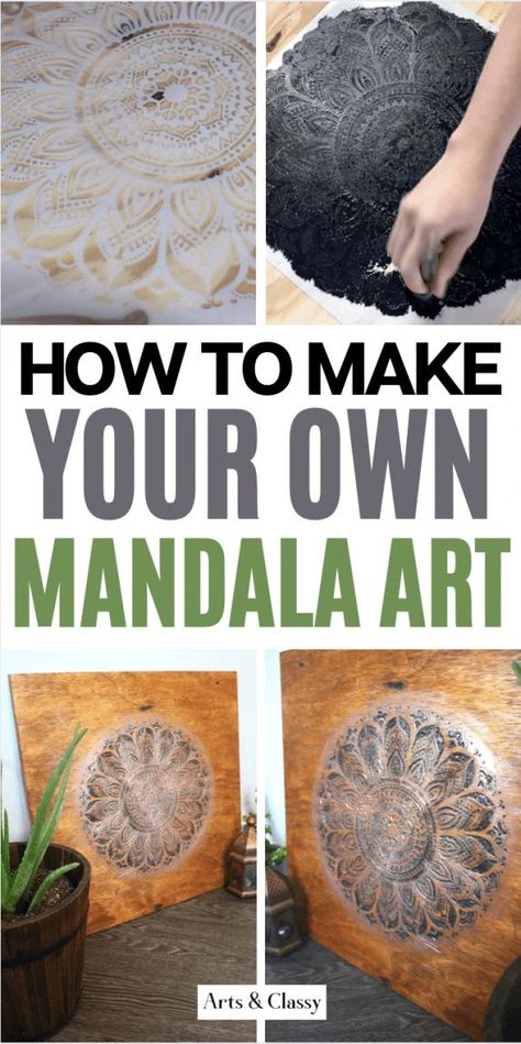 I am very excited to be sharing this project with you today. 2020 has been a big year for DIY art in my home and I am thrilled that I was able to create the project I am sharing with you today. I have been a fan of DIY Mandala art for some time now and wanted to create something beautiful that would match with my apartment decor. Diy Mandala Wall Art, Mandala Art Tutorial, Mandala For Beginners, Diy Mandala, Easy Mandala, Driftwood Art Diy, Candy Cane Ornament, Artwork Ideas, Diy Artwork