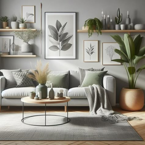 Sage Green Living Room Ideas, Modern Green Living Room, Sage Living Room, Green Living Room Ideas, Grey Living Room Ideas, Green Sofa Living, Sage Green Living Room, Green Living Room Decor, Grey Living Room