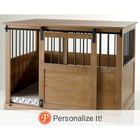 Indoor Dog House Diy, Indoor Dog Crate, Bunny Things, Dogs Ideas, Wood Dog Crate, Indoor Dog House, Diy Dog Crate, Puppy Kennel, Window Bars