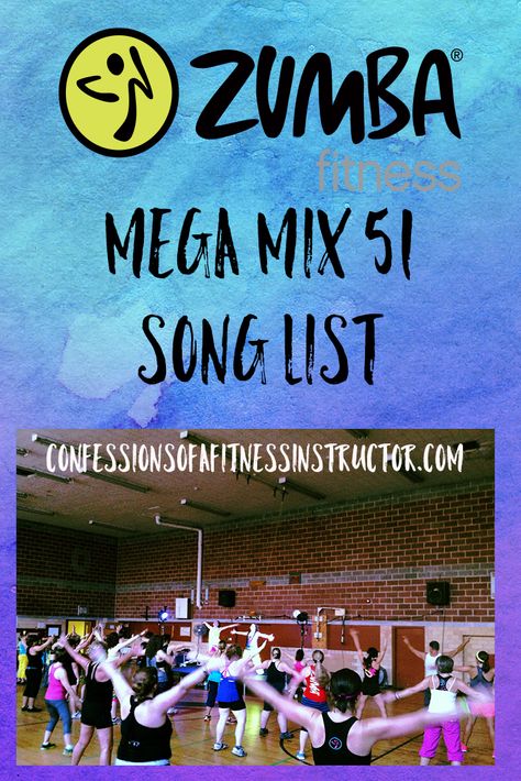 Love Zumba and want to know what music is coming up in your fitness class? Check out the song list for Mega Mix 51 sent to Zumba Fitness Instructors January 2016 Zumba Songs, Zumba Instructor, Pole Dance Moves, Boot Camp Workout, Gym Workout Outfits, Aerobics Workout, Zumba Fitness, Half Marathon Training, Song List