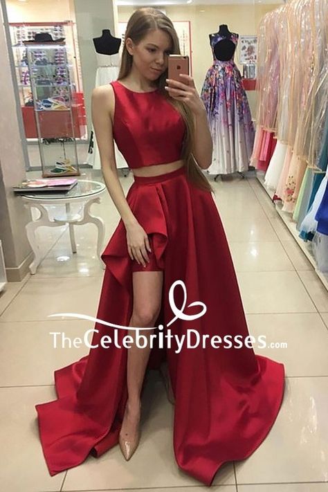 Red Dress Short Formal, Dark Red Dress Short, Red Satin Prom Dress, Dark Red Dress, Dress For Teens, Red Prom Dress Long, Smart Dresses, Dresses Ladies, Prom Dresses Sleeveless