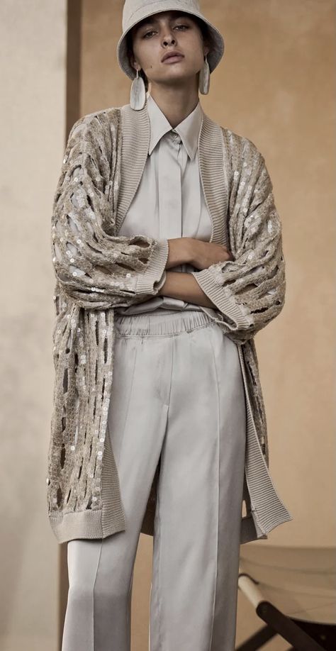 Parisian Chic Style, 2023 Ready To Wear, Amazing Ideas, Fashion Spring, Spring 2023, Marchesa, Knit Fashion, Elie Saab, Brunello Cucinelli