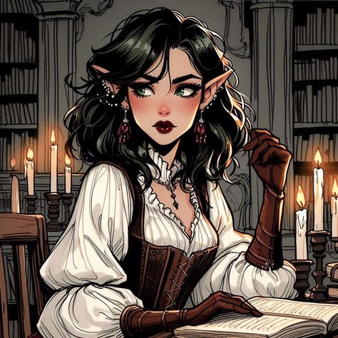 Dnd Elves, Elf Characters, Elf Clothes, Roleplay Characters, Dungeons And Dragons Characters, Dnd Art, Dragon Drawing, Art Prompts, Character Creation