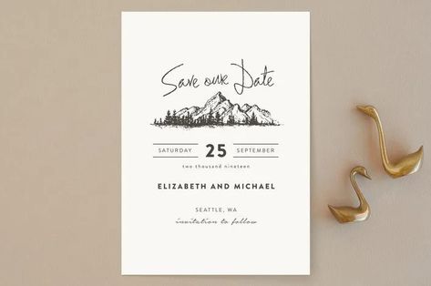 14 Creative Places To Get Your Save-The-Dates Made | HuffPost Life Rustic Save The Date, Unique Save The Dates, Rustic Save The Dates, Save The Date Designs, Floral Save The Dates, Shop Till You Drop, Save The Date Magnets, Save The Date Postcards, Luxury Paper