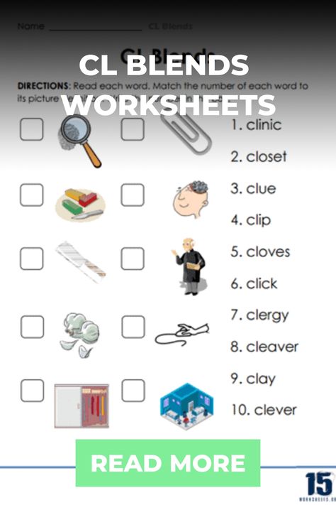 These phonics worksheets help young learners practice working with words that begin with the "CL" consonant blend and saying them. Variant Vowels, Open Syllables, Consonant Digraphs, Letter Blends, Long Vowel Sounds, Blends Worksheets, Kindergarten Social Studies, Decoding Words, Blending Sounds