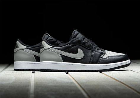 Air Jordan 1 Retro Low OG "Shadow" Jordan 1 Low Shadow, Nike Images, Air Jordan 11 Low, Jordan 11 Low, Nike Snkrs, Black Jordans, Sneaker Release, Black Shadow, Air Jordan 11