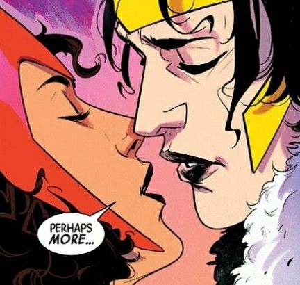 Wanda and Loki God Of Mischief, In Cold Blood, Stud Muffin, Dr Strange, Marvel Stuff, Wanda Maximoff, Loki Laufeyson, Comic Panels, Scarlet Witch