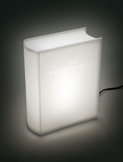 Book lamp ... fabulous!! Enlightenment Books, The Enlightenment, Book Lamp, Book Lights, Holiday Books, Book Addict, Holiday Gift Guide, Book Lovers Gifts, Love Book