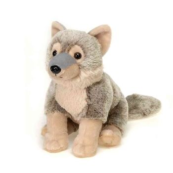 Stuffed Sitting Timber Wolf 9 Inch Plush Animal by Fiesta Wolf Stuffed Animal, Wolf Plush, Wolf Stuff, Timber Wolf, Wildlife Artists, Comfort And Joy, Cold Therapy, Woodland Creatures, Unique Animals