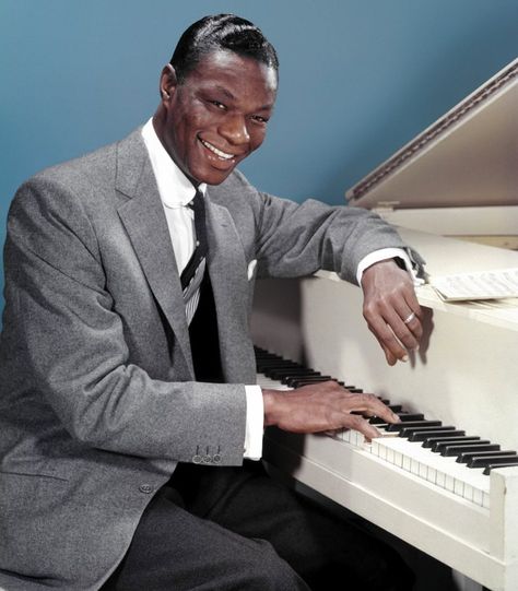 Nat King Cole "Smile" (1954) Check more at https://top.vietut.com/f253cc8c33827fc/ Iconic People, Nat King Cole, King Cole, Birthday Decorations, Basement, Drawings, Birthday, Music, Quick Saves