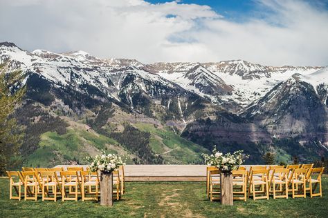 Telluride Colorado Wedding, Scenic Wedding Venues, Telluride Ski Resort, Ski Resort Wedding, Unique Event Venues, Scenic Wedding, Colorado Ski Resorts, Telluride Wedding, Southwest Colorado