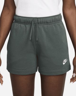 Nike Sportswear Club Fleece Women's Mid-Rise Shorts Nike Fleece Shorts, Nike Sportswear Club Fleece, Nike Fleece, Mid Rise Shorts, Fleece Shorts, Nike Just Do It, Fit Inspo, Sport Wear, White Style