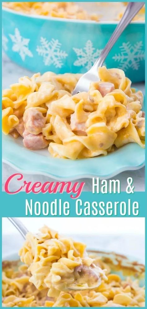 Diced Ham Recipes Easy, Ham Meals, Leftover Ham Recipes Crockpot, Ham Recipes Healthy, Recipes With Cooked Ham, Ham Dinner Recipes, Casserole Meals, Ham Recipes Crockpot, Recipe Noodles