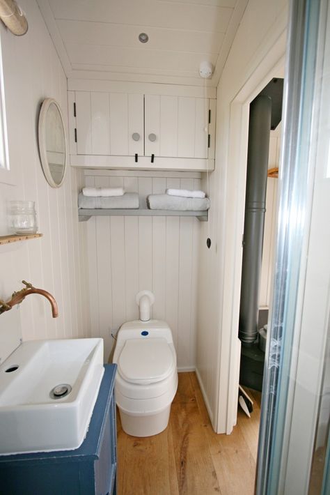 Compost Toilet, Shepherds Huts, Shepherd Hut, Shepherd Huts, Small Basin, Toilet Installation, Wet Room, Tiny House Bathroom, Shepherds Hut