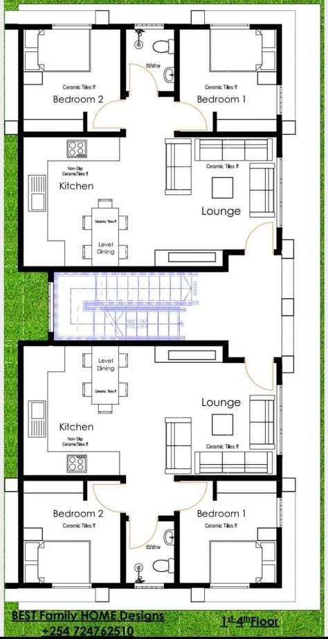 Small Apartment Building Design Plan, 2 Bed Apartment Floor Plan, Small Apartment Building Plans, Small Apartment Building Design, Hotel Room Design Plan, Residential Building Plan, Drawing House Plans, Apartment Plan, Building Design Plan