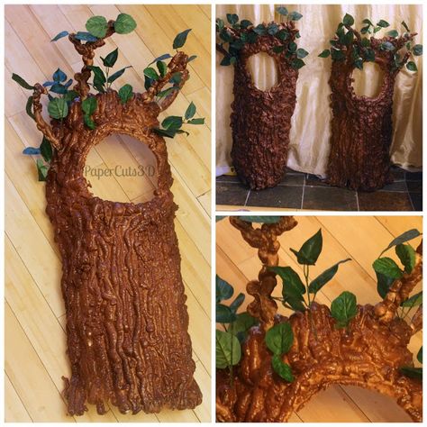 Tree Props, Tree Costume, Fake Trees, Spray Foam, Camping Theme, Vacation Bible School, Tree Crafts, Foam Crafts, In The Forest