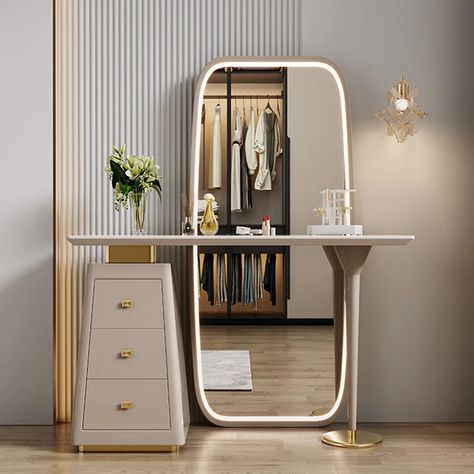 Dressing Table Design Bedrooms, Classic Dressing Table, Nordic Makeup, Modern Dressing Table Designs, Dressing Table Modern, Classic Dressing, Dressing Unit, Dressing Table With Drawers, Dresser Design