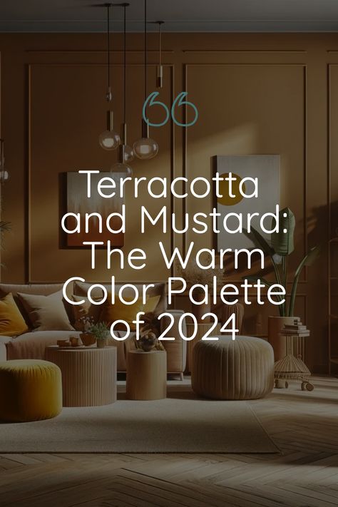 Transform your space with these warm, earthy tones 🍂🧡! Terracotta and Mustard are taking over in 2024, and we love how cozy they make any room feel. Dive into our color palette inspirations that you won't want to miss! Click to Learn More ✨ Living Room Designs Earthy Tones, Terracotta Color Palette Kitchen, Terracota Paint Colors, Terracotta Sage Living Room, Terracotta Room Ideas, Terra Cotta Paint Color Colour Palettes, Neutral Living Room Color Palette, Mustard Color Bedroom Ideas, Warm Cozy Color Palette