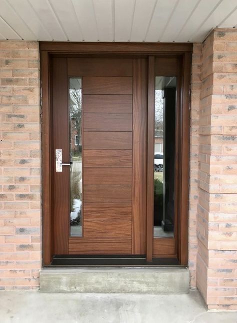 House Entrance Doors, Pintu Interior, Unique Front Doors, House Main Door, House Front Door Design, Modern Entrance Door, Modern Exterior Doors, House Main Door Design, Contemporary Front Doors