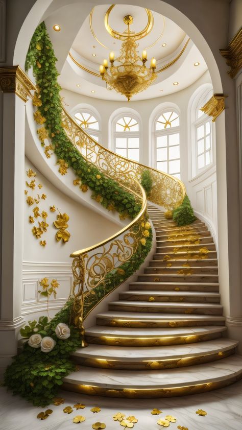 Fancy Staircases, European Staircase, Fancy Stairs, Amazing Staircases, Glamour Nails, Life Makeover, Iphone Background Images, Grand Staircase, Iphone Background