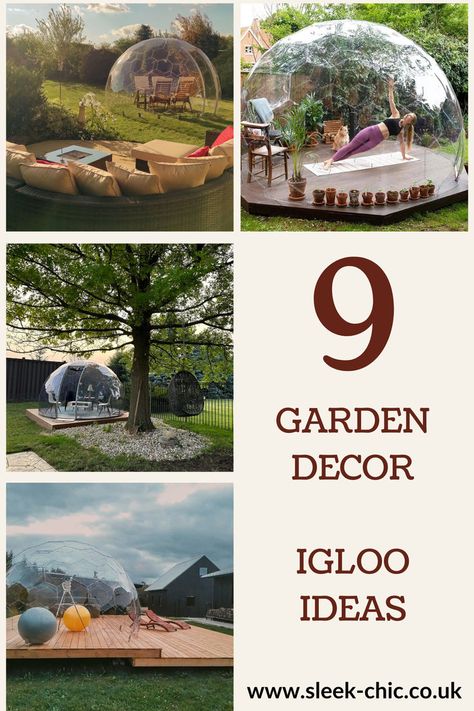 The versatility garden igloo's bring is perhaps one of their biggest advantages, from a sheltered space that can be enjoyed from winter through to summer, and an extension of your home that can be used for a myriad of purposes. If you need any more persuasion, here are 9 reasons why your outdoor space needs a garden igloo dome… Garden Igloo, Chic Interior, Cottage Garden, A Garden, Modern Minimalist, Outdoor Space, Minimalist Design, Garden Design, Garden Decor