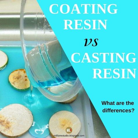 Learn the differences between Coating Epoxy and Casting Epoxy. Resin Vs Epoxy, Uv Resin Vs Epoxy, Resin Beginner, Dry Flowers For Resin, Resin Notebook, How To Dry Flowers, Boy Crafts, Resin Things, Resin Arts