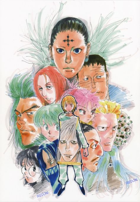 Yoshihiro Togashi Art, Togashi Art, Togashi Yoshihiro, Hxh Manga, Anime Knight, Anime Content, Yoshihiro Togashi, Arte 8 Bits, Hxh Characters