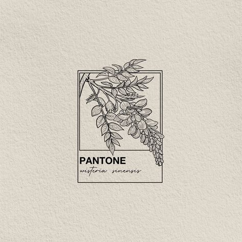 Botanical Series, Vol 1 | Available • Sahipsiz 🌿 . . . . #tattoodesign #pantone #pantonedesign #botanical #botanicalart Pantone Tattoo, Digital Artwork, Tattoo Designs, Tattoos, Design