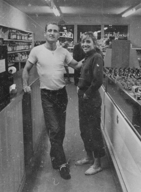 Neal Cassady in Marin County Summer 1963, with his girlfriend at that time, Ann Murphy, jackkerrouac Neal Cassady, Lucien Carr, Merry Pranksters, Allen Ginsberg, Beat Generation, Jack Kerouac, Naturally Curly Bob, Writers And Poets, Famous Americans