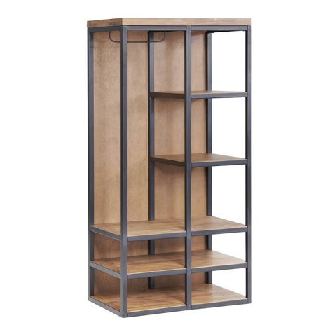 Black pipe shelving